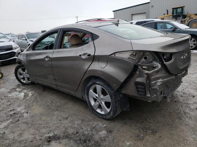 5NPDH4AE6DH300291 - 2013 HYUNDAI ELANTRA GLS TAN photo 2