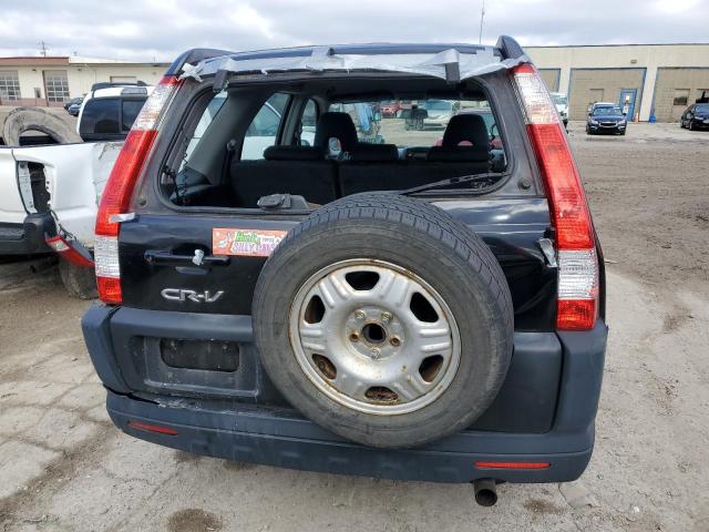 SHSRD78565U344521 - 2005 HONDA CR-V LX BLACK photo 6