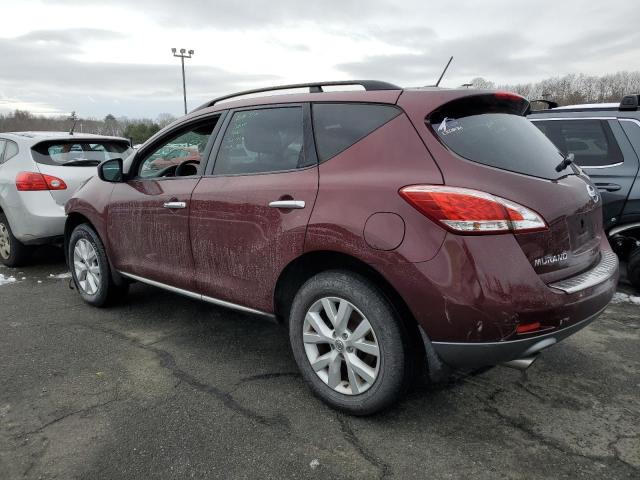 JN8AZ1MU4BW050935 - 2011 NISSAN MURANO S BURGUNDY photo 2