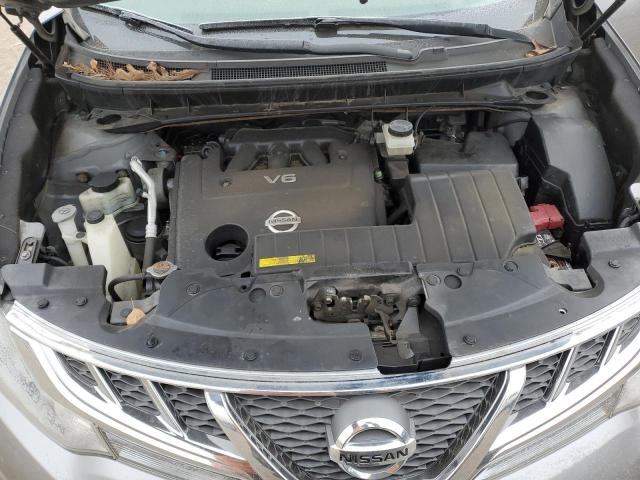 JN8AZ1MW8BW177477 - 2011 NISSAN MURANO S BLACK photo 12