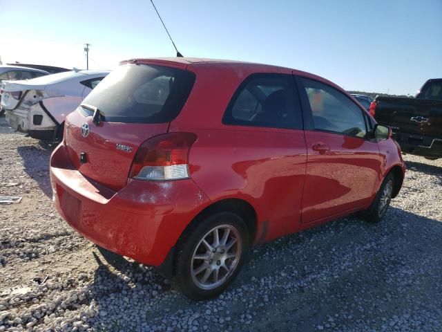 JTDJT4K33A5293911 - 2010 TOYOTA YARIS RED photo 3