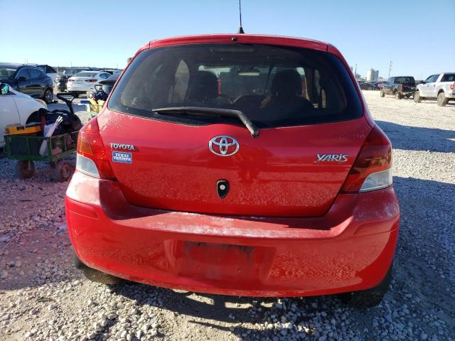 JTDJT4K33A5293911 - 2010 TOYOTA YARIS RED photo 6