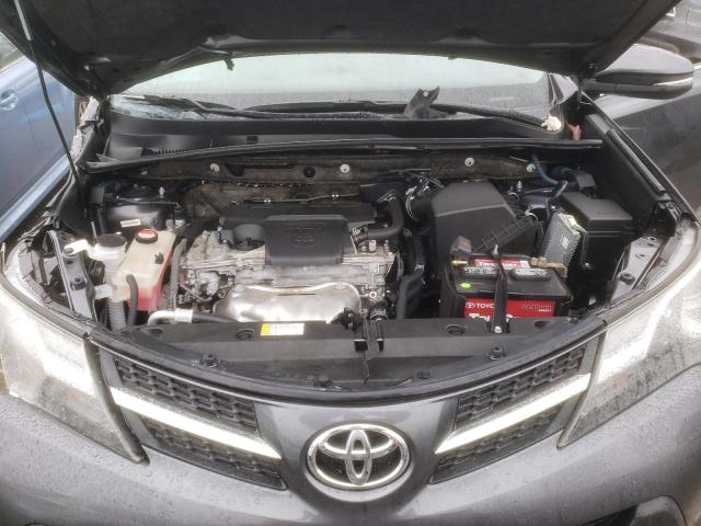 JTMRFREV8FD148283 - 2015 TOYOTA RAV4 XLE GRAY photo 11