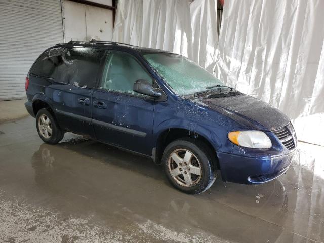 1D4GP45R55B360601 - 2005 DODGE CARAVAN SXT BLUE photo 4