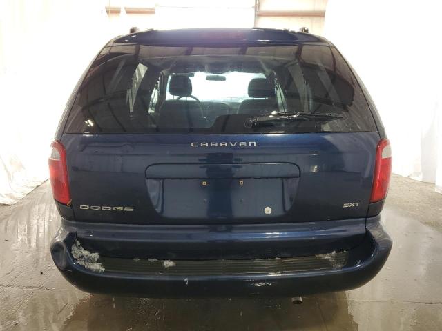 1D4GP45R55B360601 - 2005 DODGE CARAVAN SXT BLUE photo 6