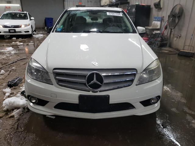 WDDGF5EB5AR109030 - 2010 MERCEDES-BENZ C 300 WHITE photo 5