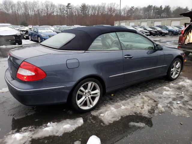 WDBTK56G46T067716 - 2006 MERCEDES-BENZ CLK 350 BLUE photo 3