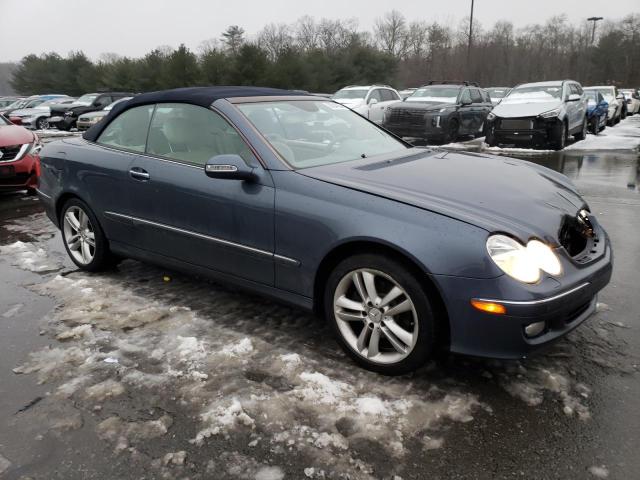 WDBTK56G46T067716 - 2006 MERCEDES-BENZ CLK 350 BLUE photo 4