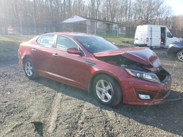 5XXGM4A72FG364482 - 2015 KIA OPTIMA LX RED photo 4