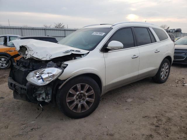 5GAKVCED6BJ418682 - 2011 BUICK ENCLAVE CXL WHITE photo 1