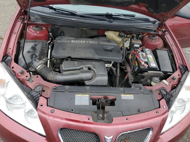 1G2ZG57B484160060 - 2008 PONTIAC G6 BASE RED photo 11