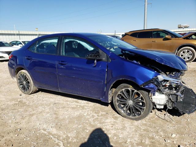 5YFBURHE5GP471336 - 2016 TOYOTA COROLLA L BLUE photo 4