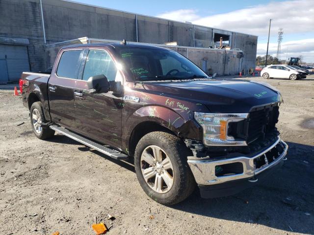 1FTEW1E41KFA85355 - 2019 FORD F150 SUPERCREW MAROON photo 4