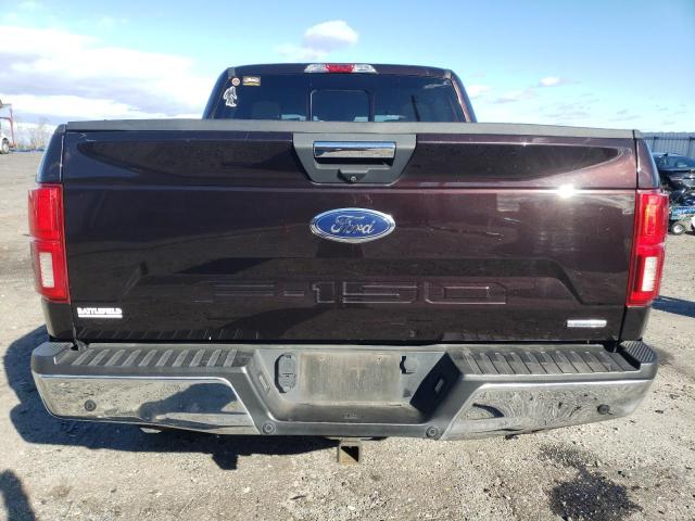 1FTEW1E41KFA85355 - 2019 FORD F150 SUPERCREW MAROON photo 6