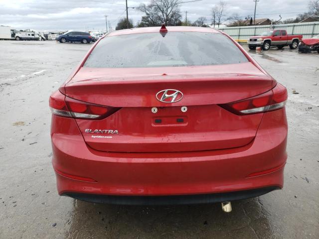 5NPD84LF1HH061728 - 2017 HYUNDAI ELANTRA LI SE RED photo 6