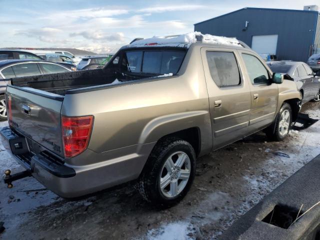 5FPYK1F5XBB003943 - 2011 HONDA RIDGELINE GRAY photo 3