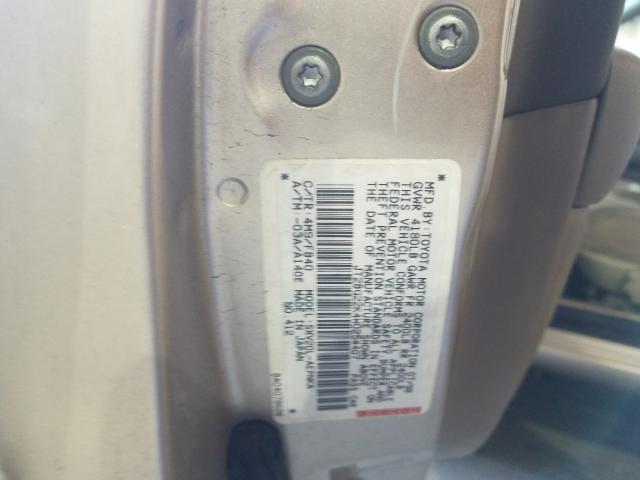 JT2BG22K4W0254407 - 1998 TOYOTA CAMRY CE  photo 10