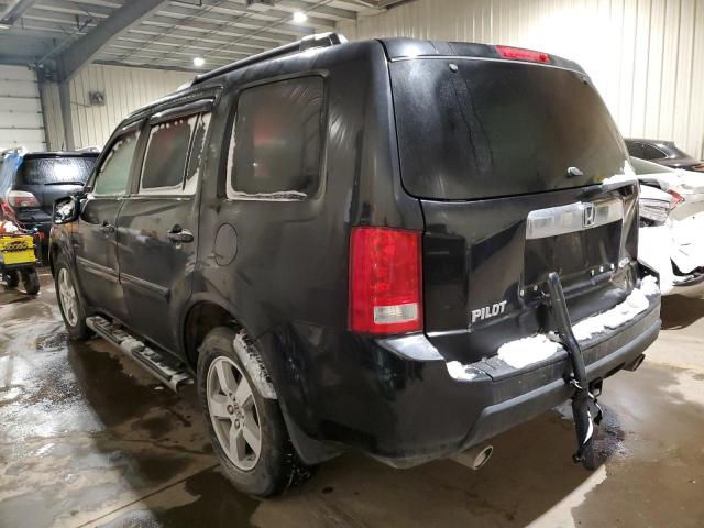 5FNYF48689B012073 - 2009 HONDA PILOT EXL BLACK photo 2