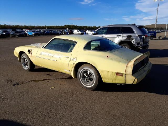 2W87K9L159016 - 1979 PONTIAC FIREBIRD YELLOW photo 2