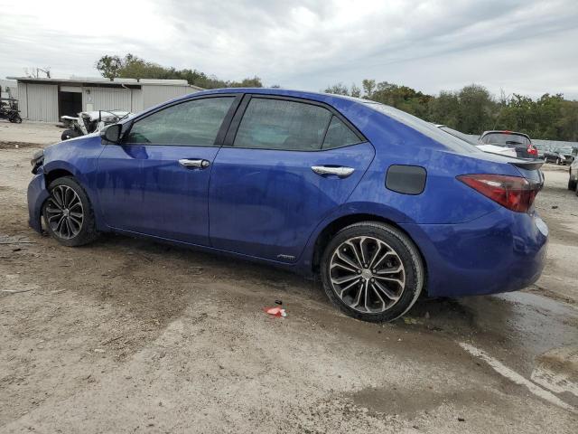 2T1BURHE4GC566647 - 2016 TOYOTA COROLLA L BLUE photo 2