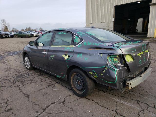 3N1AB7AP3HL696499 - 2017 NISSAN SENTRA S GRAY photo 2