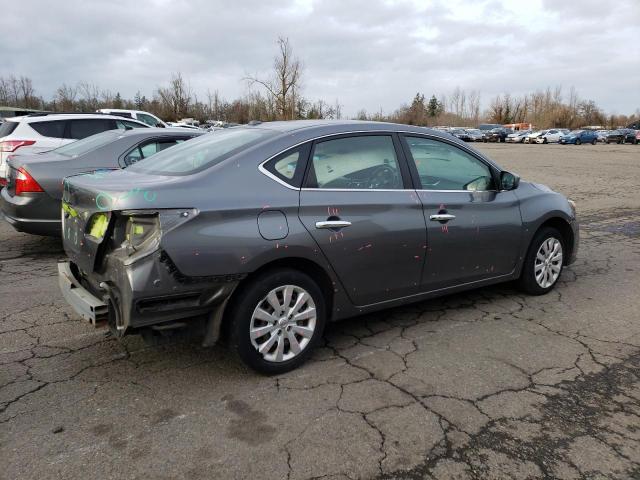 3N1AB7AP3HL696499 - 2017 NISSAN SENTRA S GRAY photo 3