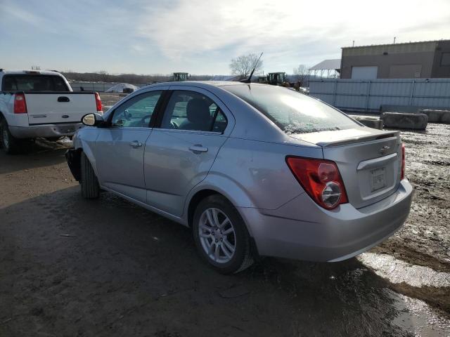 1G1JC5SH0D4151679 - 2013 CHEVROLET SONIC LT SILVER photo 2