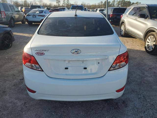 KMHCT4AEXDU518682 - 2013 HYUNDAI ACCENT GLS WHITE photo 6