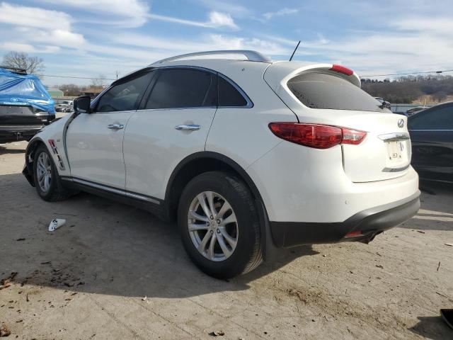 JN8CS1MU9EM450275 - 2014 INFINITI QX70 WHITE photo 2