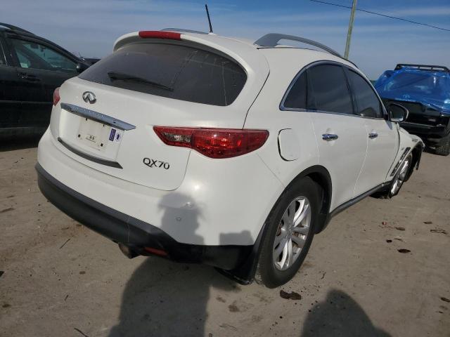 JN8CS1MU9EM450275 - 2014 INFINITI QX70 WHITE photo 3