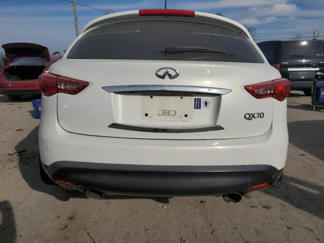 JN8CS1MU9EM450275 - 2014 INFINITI QX70 WHITE photo 6