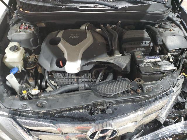 5NPEC4AB6DH583607 - 2013 HYUNDAI SONATA SE GRAY photo 11