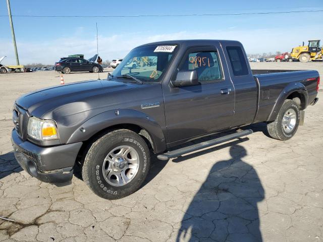 1FTKR1EE3BPA70742 - 2011 FORD RANGER SUPER CAB GRAY photo 1