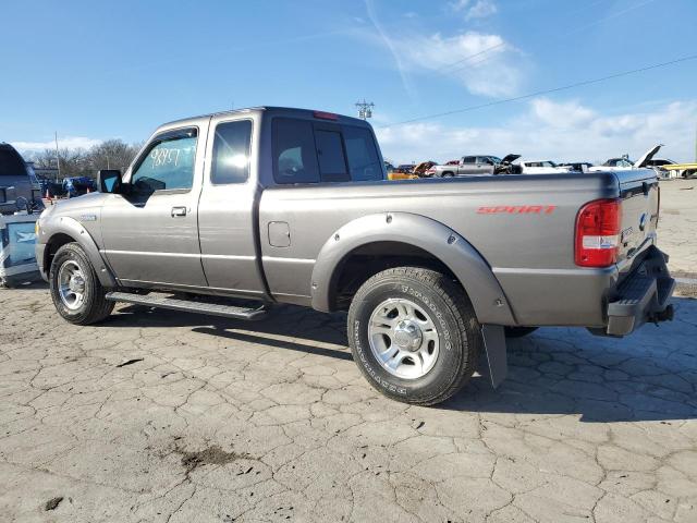 1FTKR1EE3BPA70742 - 2011 FORD RANGER SUPER CAB GRAY photo 2