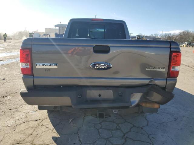 1FTKR1EE3BPA70742 - 2011 FORD RANGER SUPER CAB GRAY photo 6