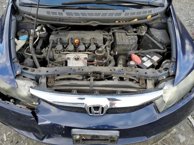 2HGFA16619H508044 - 2009 HONDA CIVIC LX-S Կապույտ լուսանկար 11