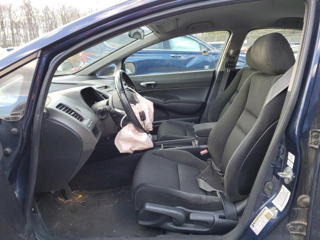 2HGFA16619H508044 - 2009 HONDA CIVIC LX-S Կապույտ լուսանկար 7