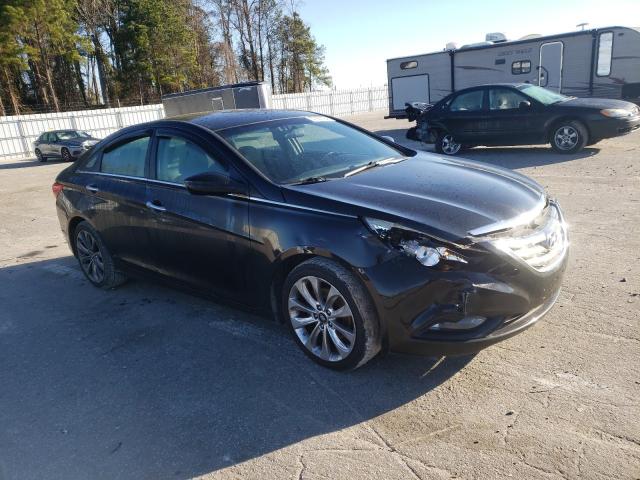 5NPEC4AC4BH229851 - 2011 HYUNDAI SONATA SE BLACK photo 4