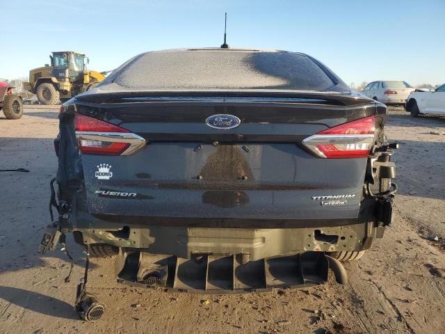 3FA6P0SU1LR101192 - 2020 FORD FUSION TITANIUM BLACK photo 6