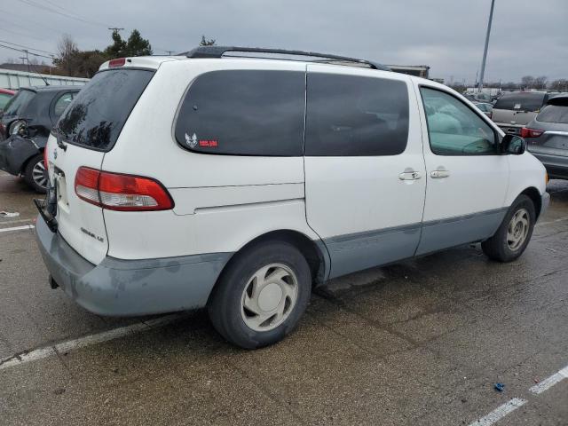 4T3ZF13C21U366668 - 2001 TOYOTA SIENNA LE WHITE photo 3