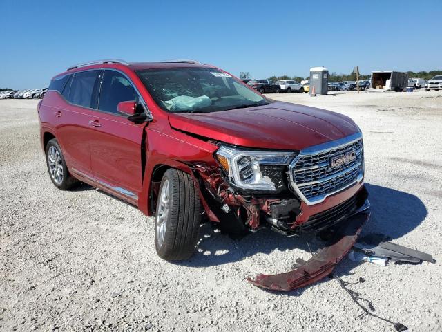 3GKALXEV7NL154132 - 2022 GMC TERRAIN DENALI RED photo 4