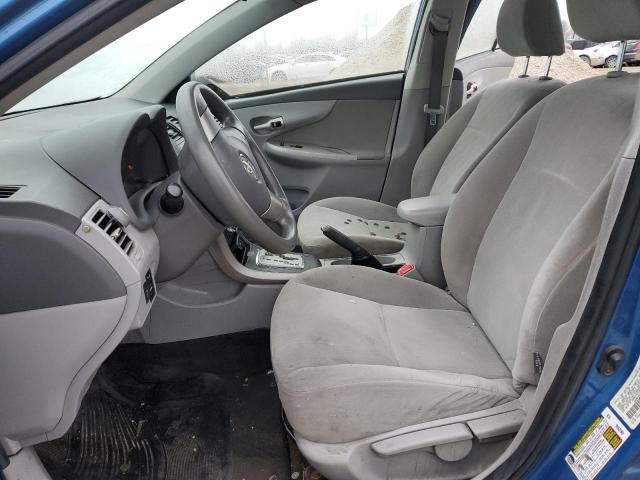 1NXBU4EE1AZ306302 - 2010 TOYOTA COROALLA BASE BLUE photo 7