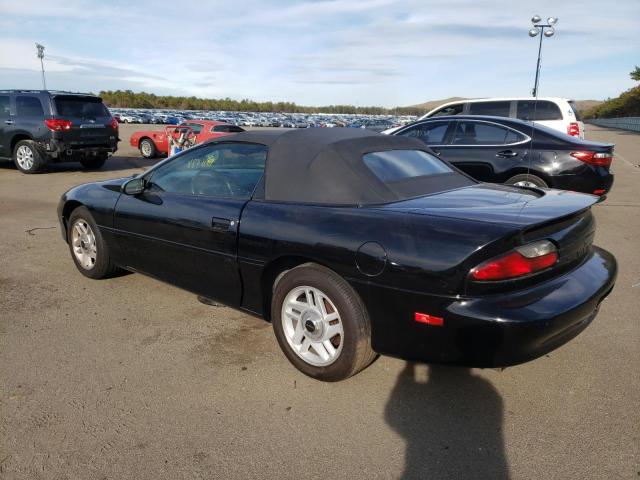 2G1FP32SXS2185139 - 1995 CHEVROLET CAMARO BLACK photo 2