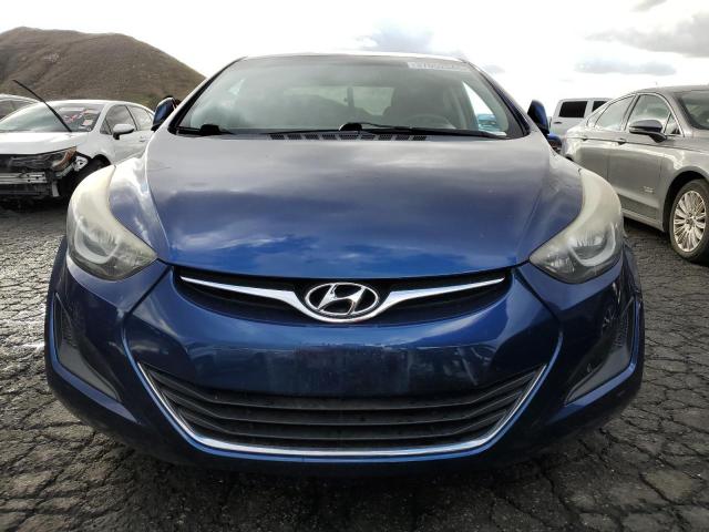 5NPDH4AE6GH748258 - 2016 HYUNDAI ELANTRA SE BLUE photo 5