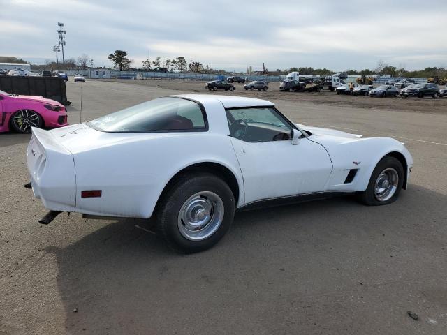 1Z878AS416233 - 1980 CHEVROLET CORVETTE WHITE photo 3