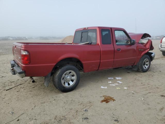 1FTYR14U92TA47864 - 2002 FORD RANGER SUPER CAB RED photo 3