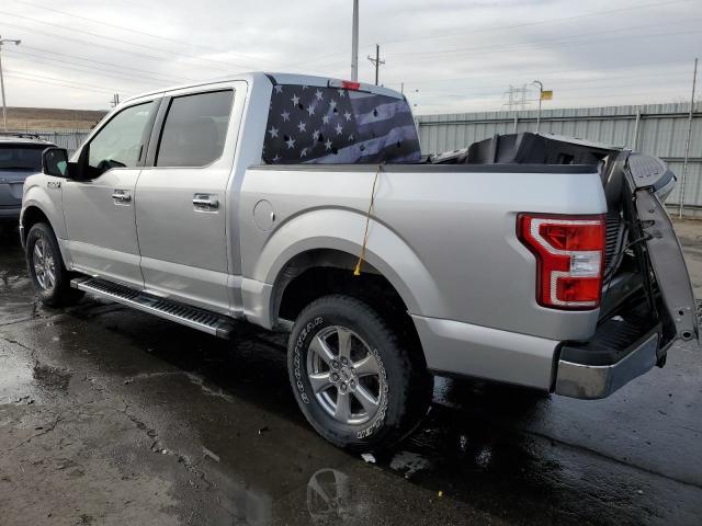 1FTEW1E50KFB70504 - 2019 FORD F150 SUPERCREW SILVER photo 2