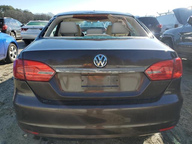 3VWDP7AJ2DM385428 - 2013 VOLKSWAGEN JETTA SE BROWN photo 6