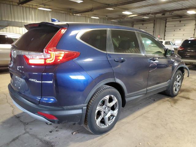 5J6RW2H80HL018840 - 2017 HONDA CR-V EXL BLUE photo 3