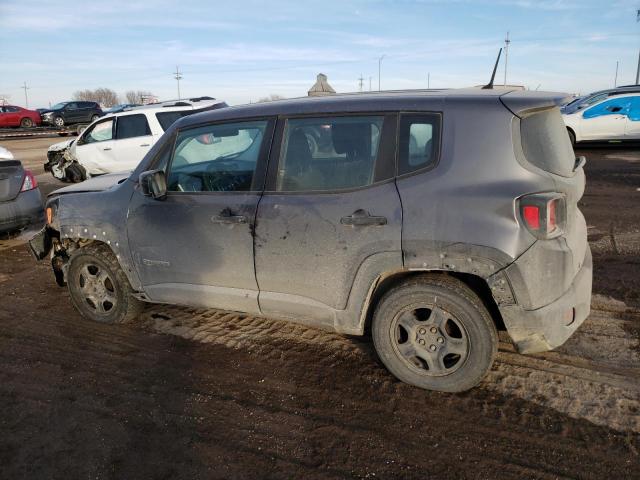 ZACCJAAB0HPG14939 - 2017 JEEP RENEGADE SPORT Սև լուսանկար 2